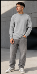 Men's heavyweight long sleeve t-shirt