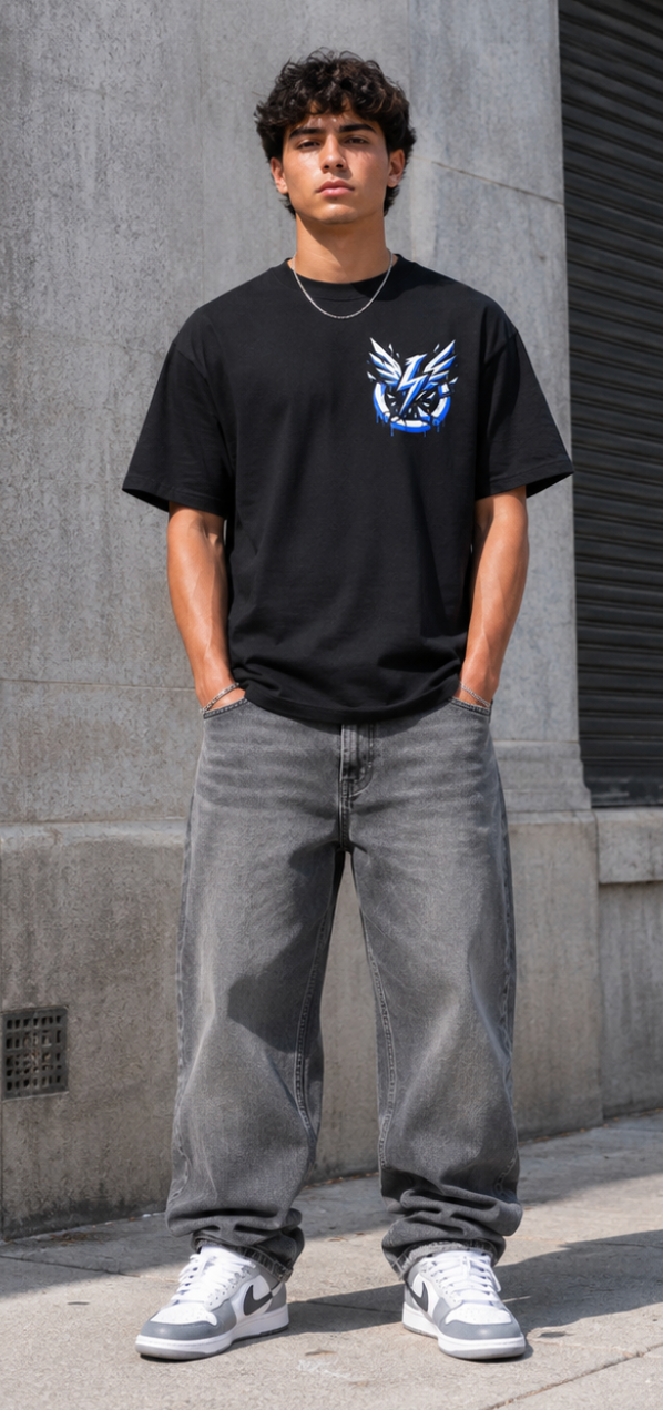 Unisex Oversized Heavyweight Graphic Tee – Premium Cotton Streetwear |No Limit Drip